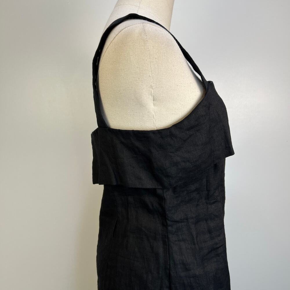 Luxley Black Huxely Linen Midi Dress - Picture 6 of 11